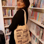 Product image Garrett, John and Dean Tote Bag for Off Campus Fans