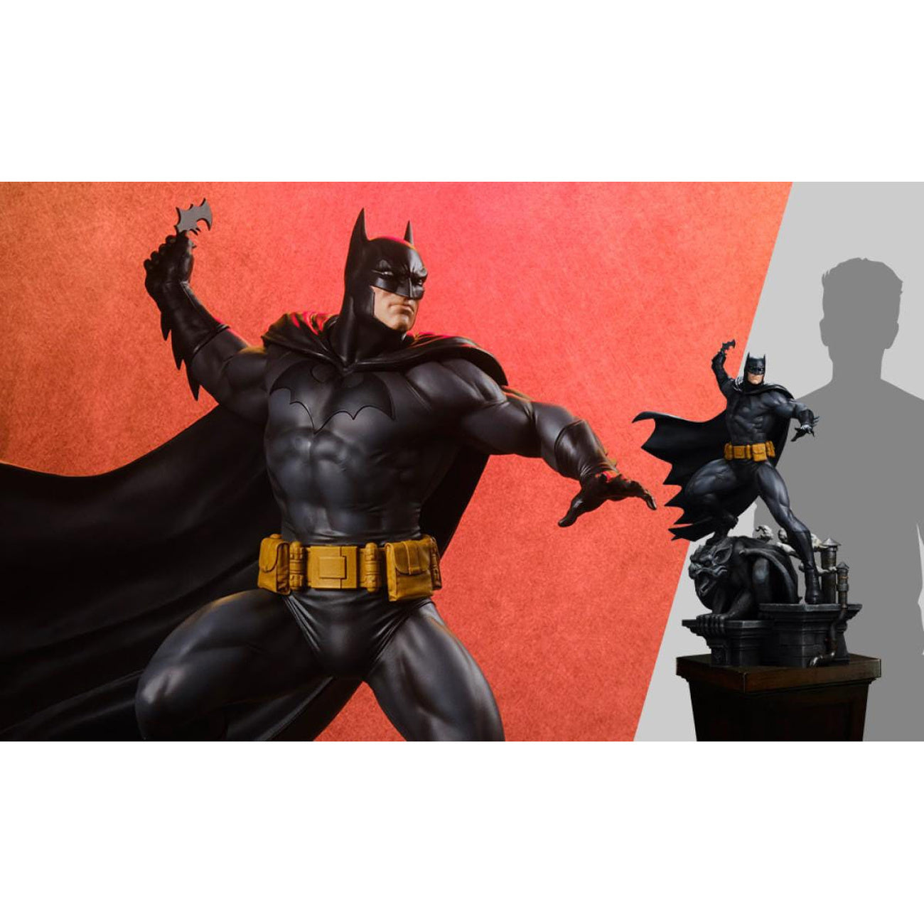 Produktbild DC Comics Maquette 1/4 Batman (Black and Gray Edition) 66 cm