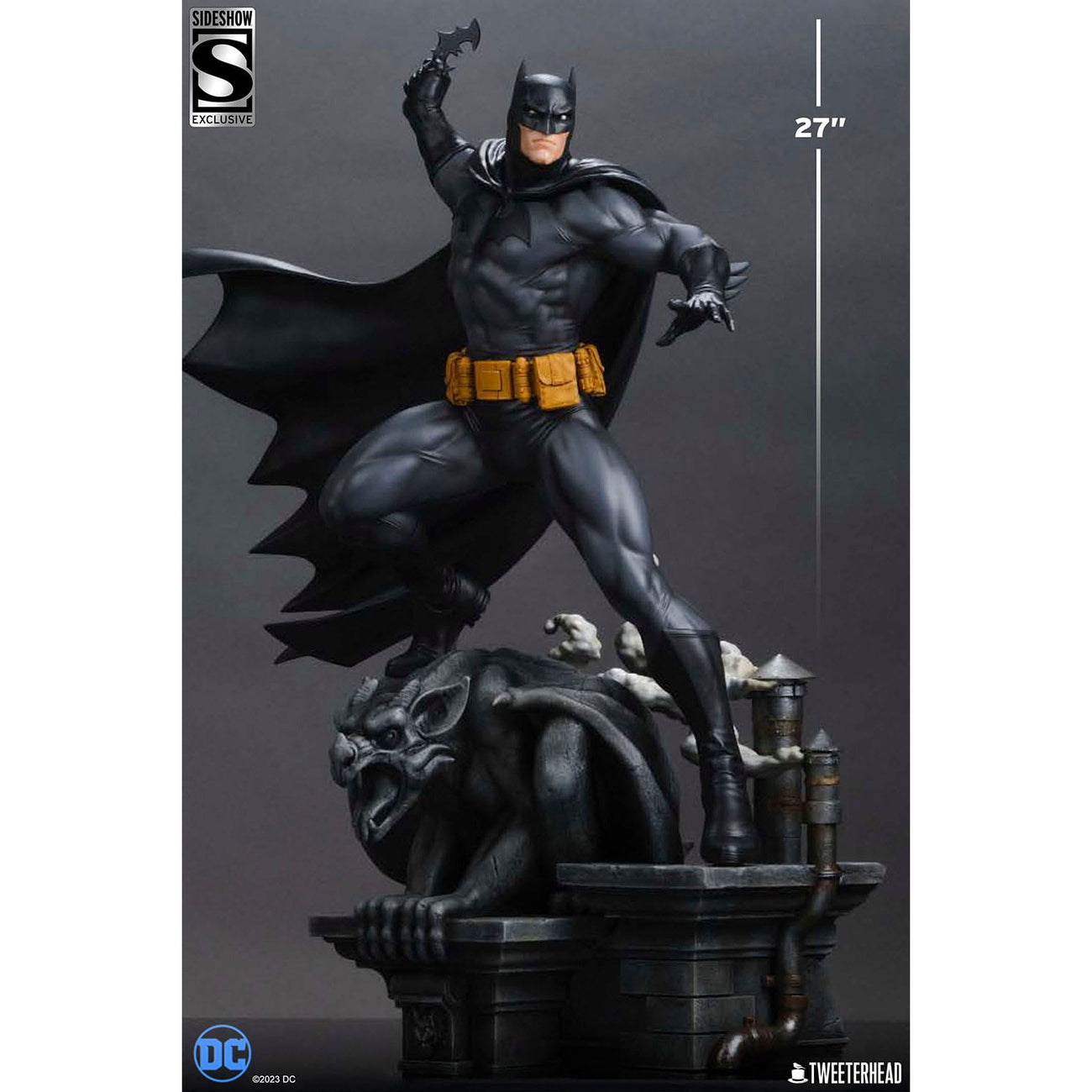 Produktbild DC Comics Maquette 1/4 Batman (Black and Gray Edition) 66 cm