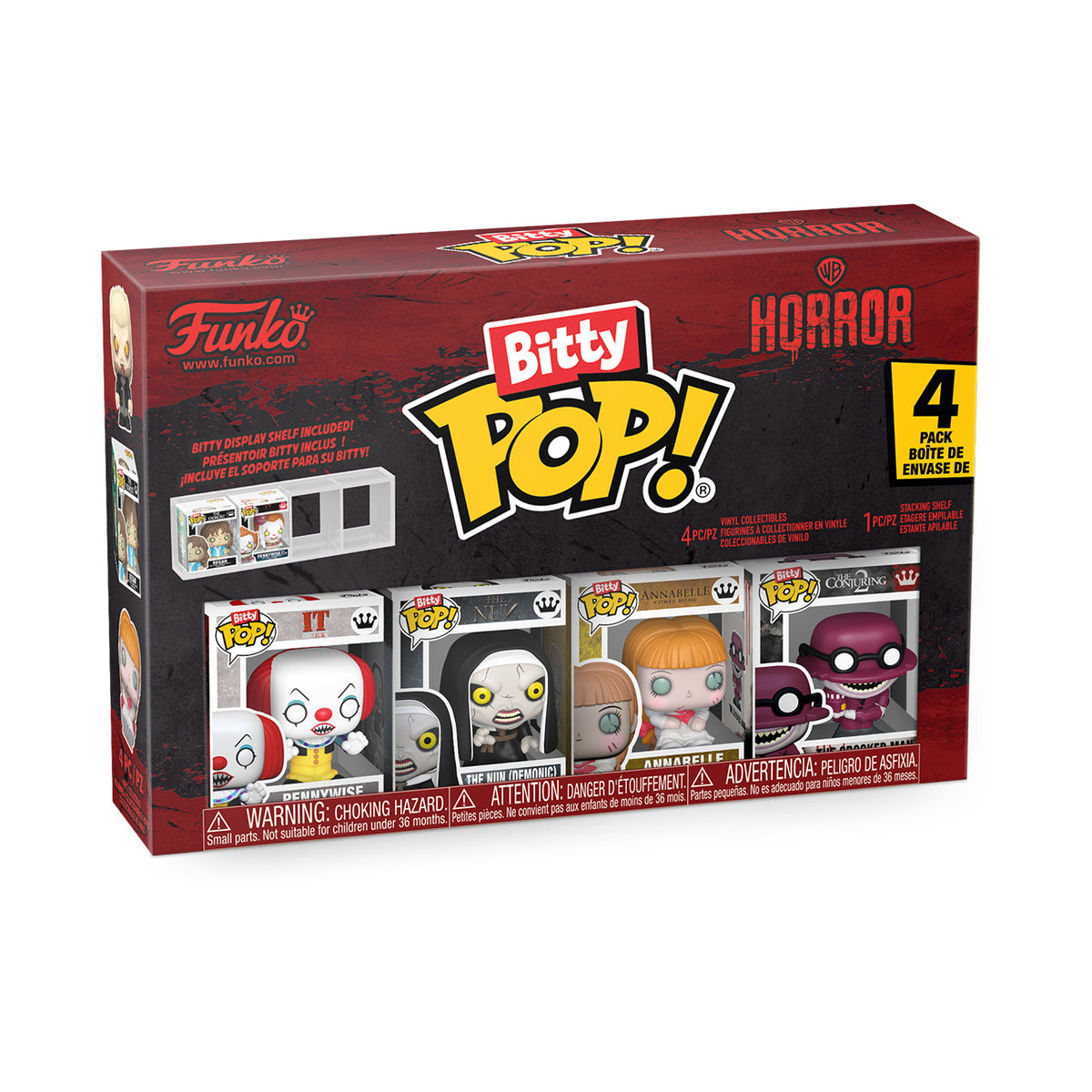 Produktbild Stephen Kings ES - Pennywise Funko Bitty Pop 4er Figuren Set