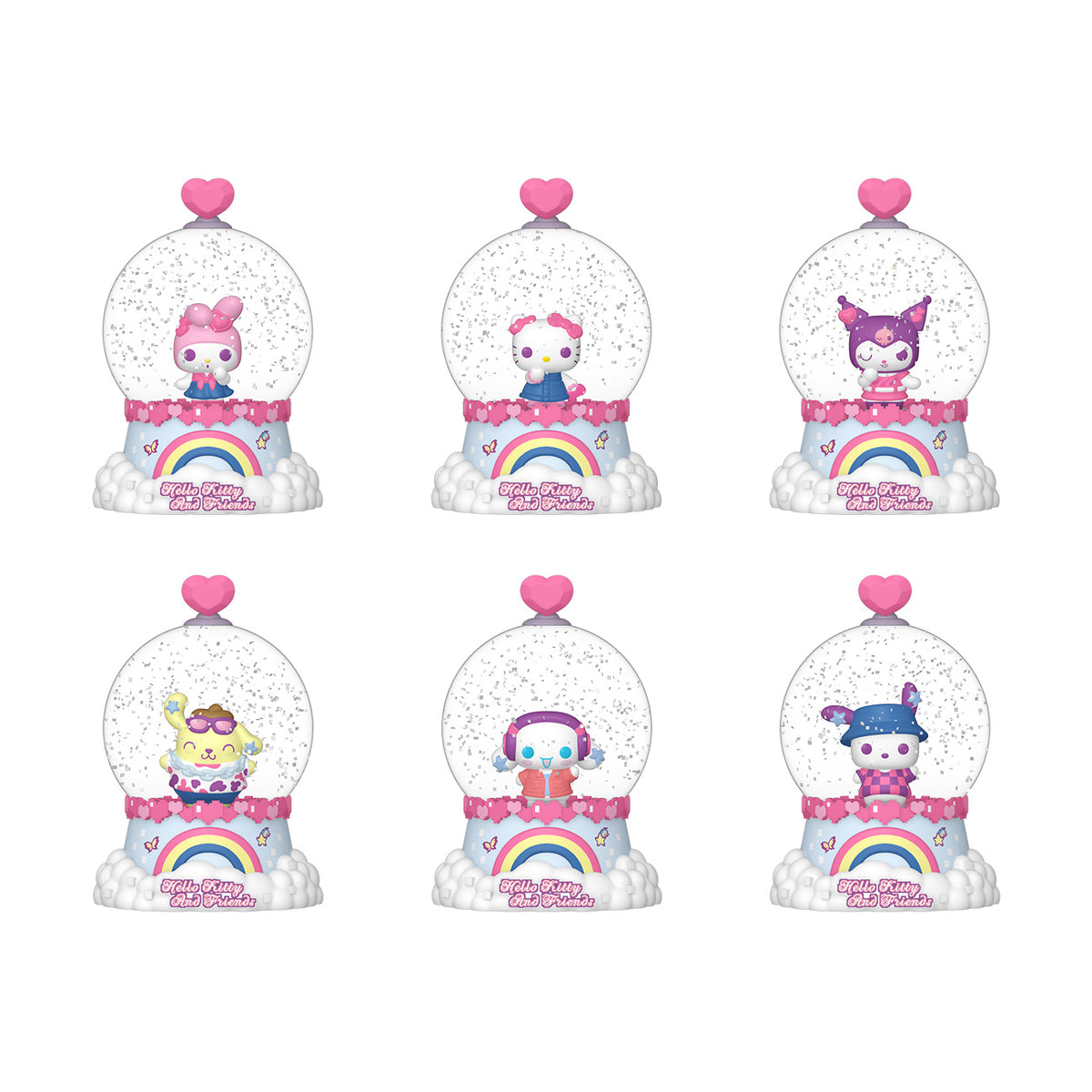 Produktbild Hello Kitty and Friends - Mystery Funko Pop Glitter Schneekugel 12er Display