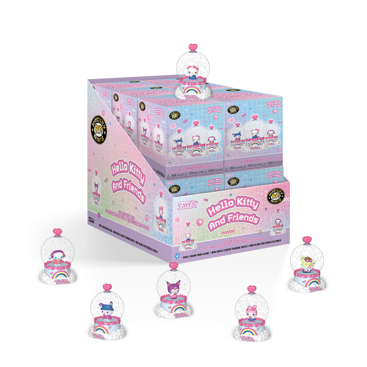 Produktbild Hello Kitty and Friends - Mystery Funko Pop Glitter Schneekugel