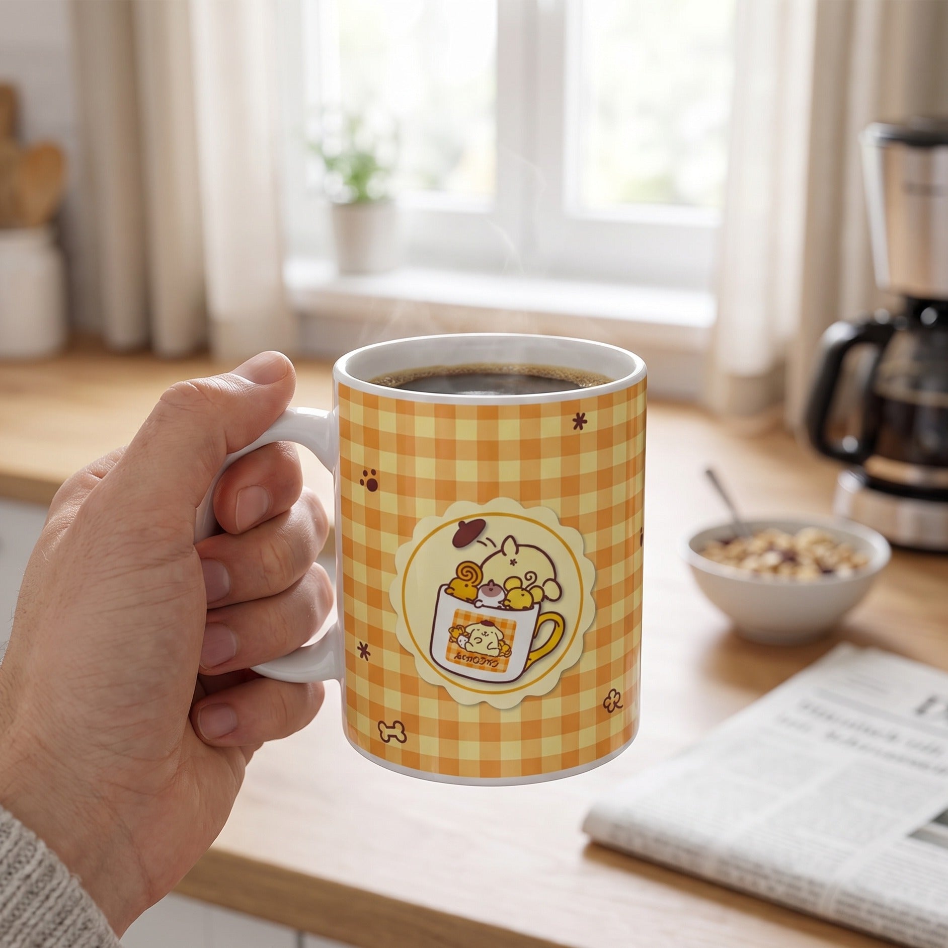 Product image Pompompurin Squishy Cute Purin Mug - Sanrio