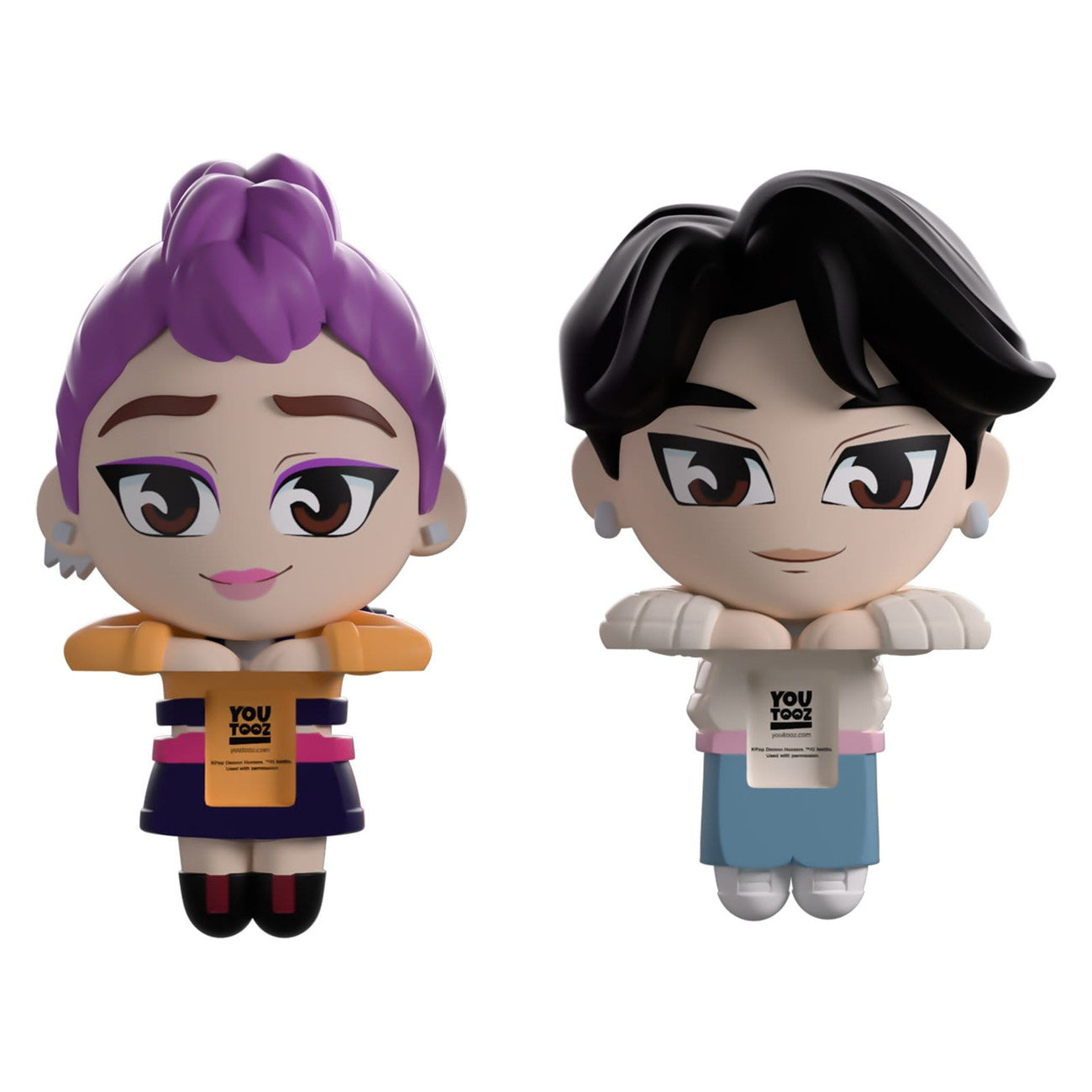Produktbild KPop Demon Hunters - Jinu und Rumi Monitor Buddiez Vinyl Figurenset