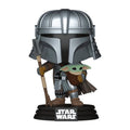 Produktbild Mandalorian mit Grogu Funko Pop Wackelkopf-Figur