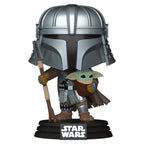 Produktbild Mandalorian mit Grogu Funko Pop Wackelkopf-Figur