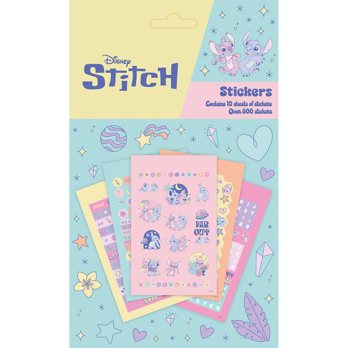 Produktbild Stitch und Angel Space Rocks Sticker-Set - Lilo & Stitch