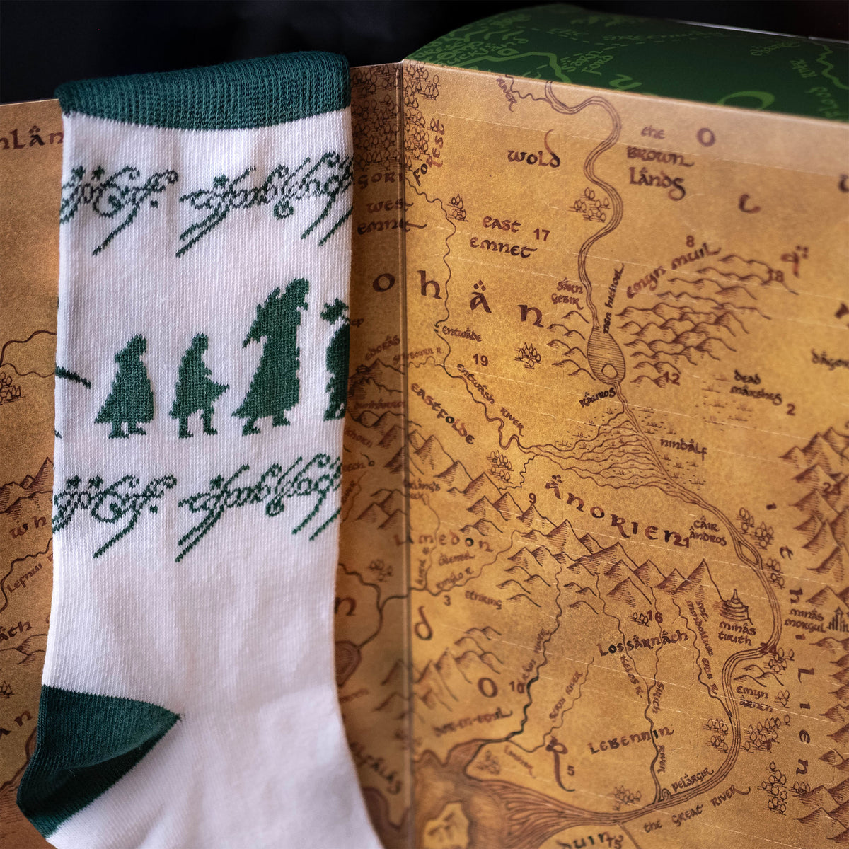Produktbild Der Herr der Ringe - Mittelerde Socken Adventskalender