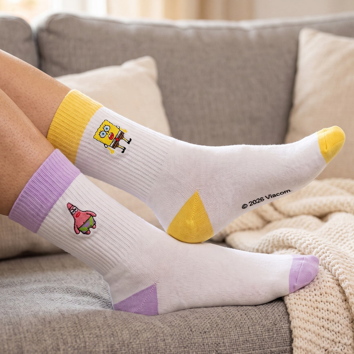 Produktbild SpongeBob Schwammkopf - Patrick und SpongeBob Socken 2er Set