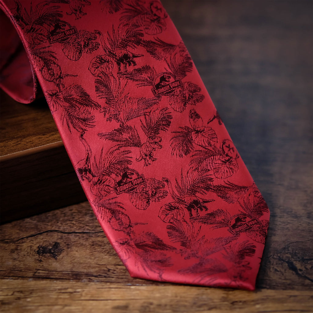 Produktbild Jurassic Park - Red Jungle Krawatte