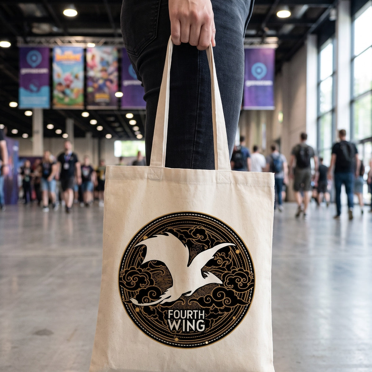 Produktbild Fourth Wing - Dragon Jutebeutel