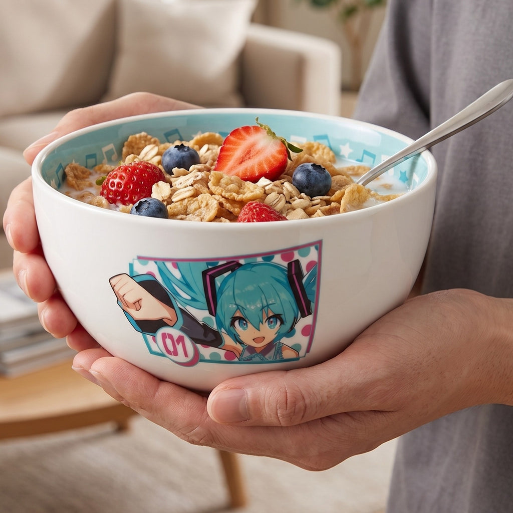 Hatsune Miku - Notenschlüssel Müslischale
