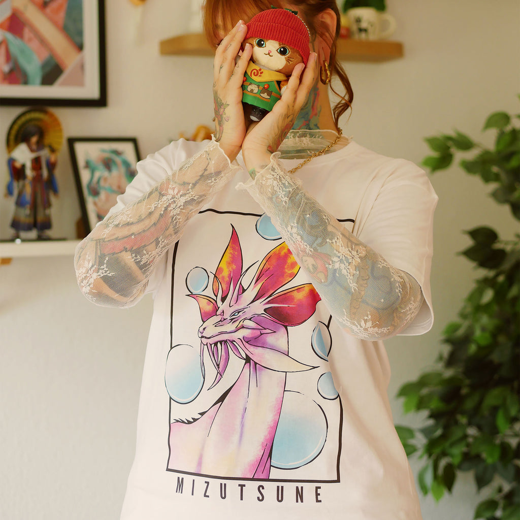 Produktbild Mizutsune T-Shirt weiß Limited Edition für Monster Hunter Fans