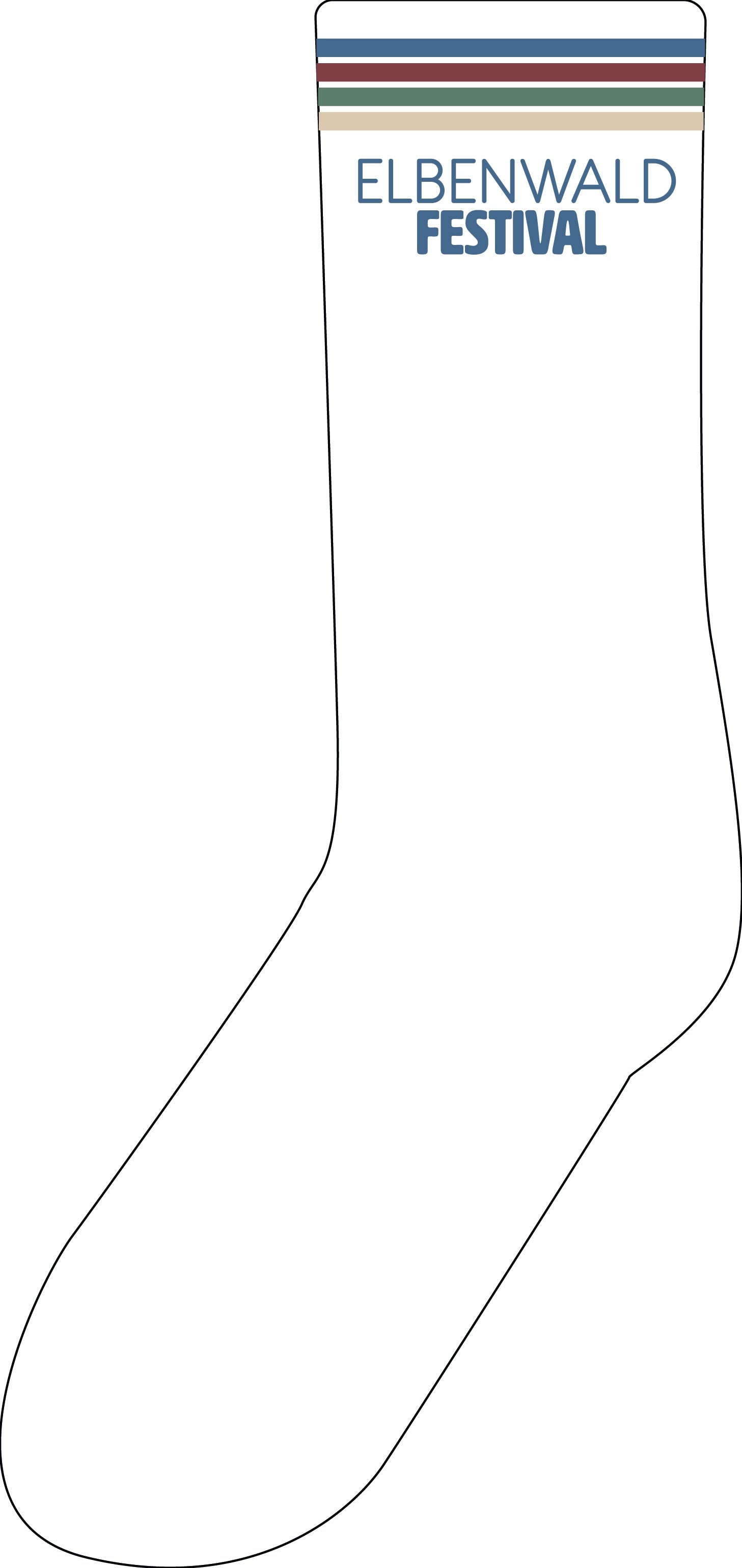 Produktbild Elbenwald Festival - Streifen Socken