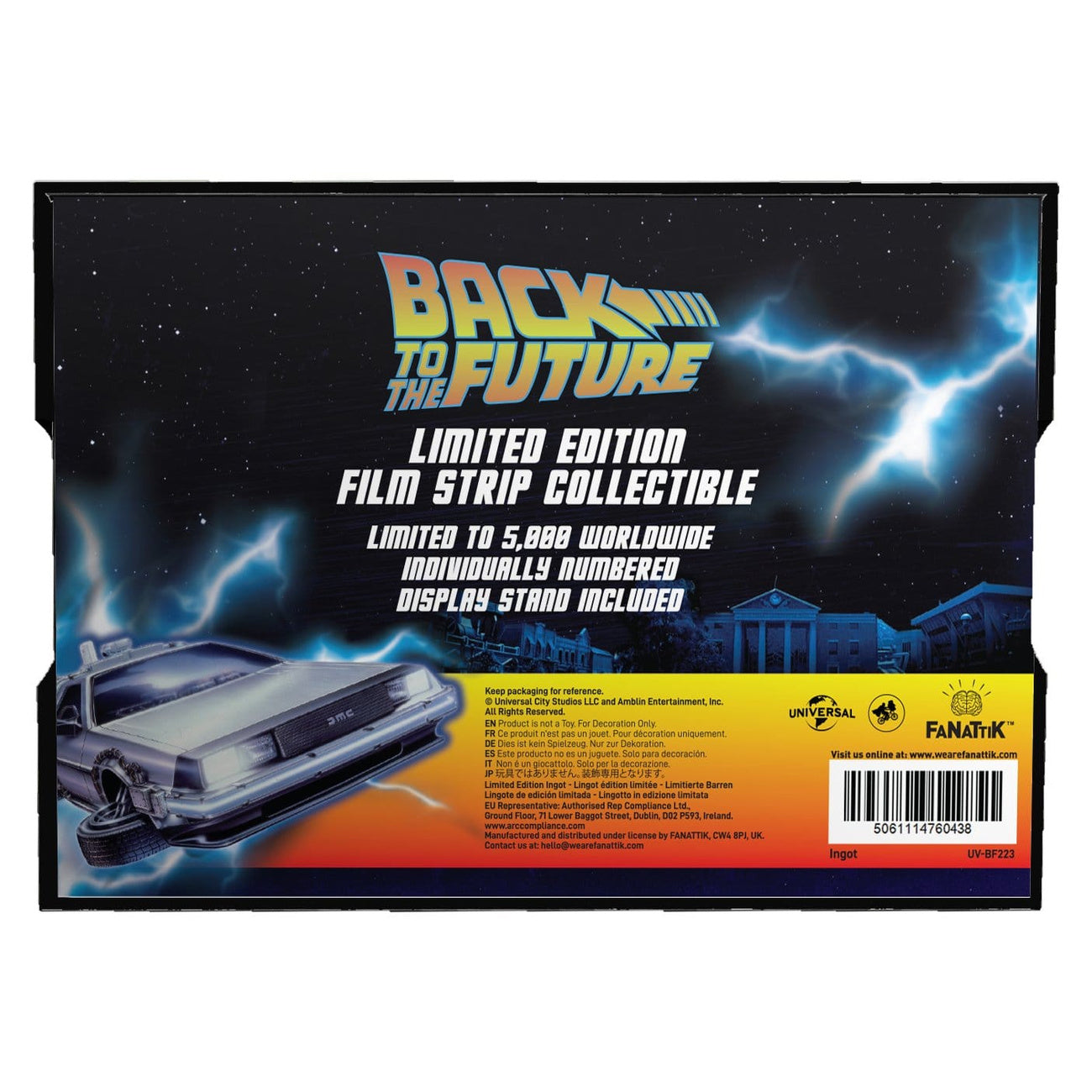 Produktbild Zurück in die Zukunft - Metall Filmrolle Sammler Replik Limited Edition