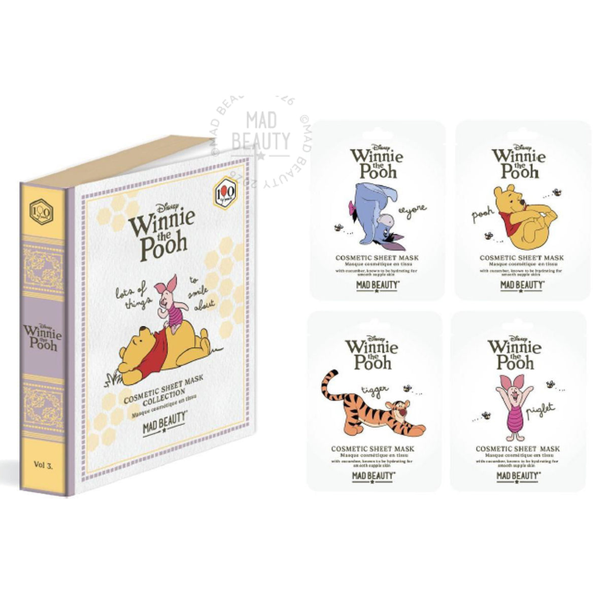 Produktbild Winnie Puuh - Gesichtsmasken 4er Set