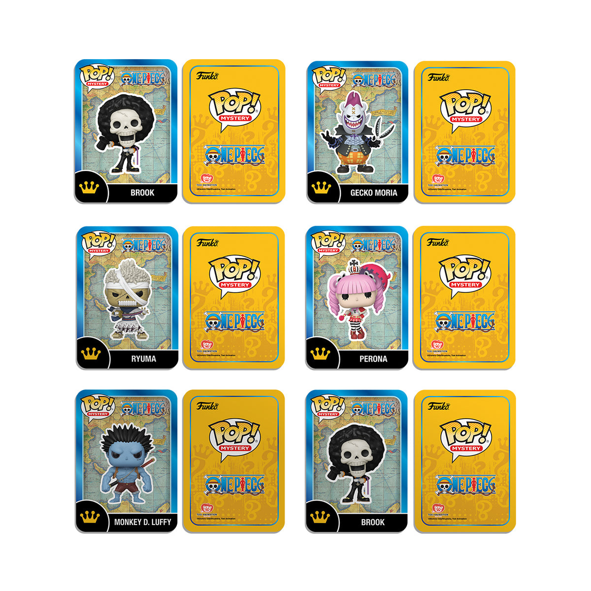 Produktbild One Piece - Mystery Funko Pop Figur 6er Display