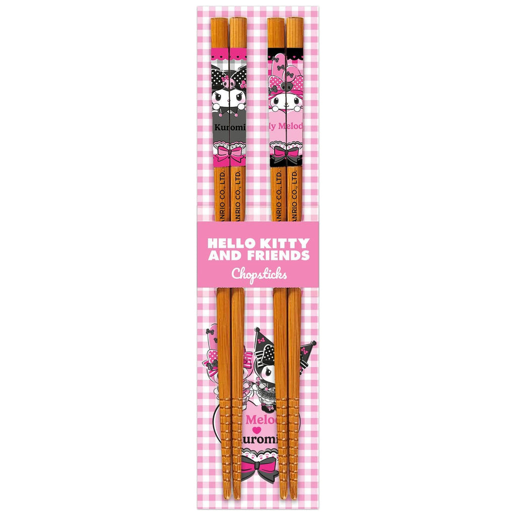 Produktbild Hello Kitty - Kuromi und My Melody Essstäbchen