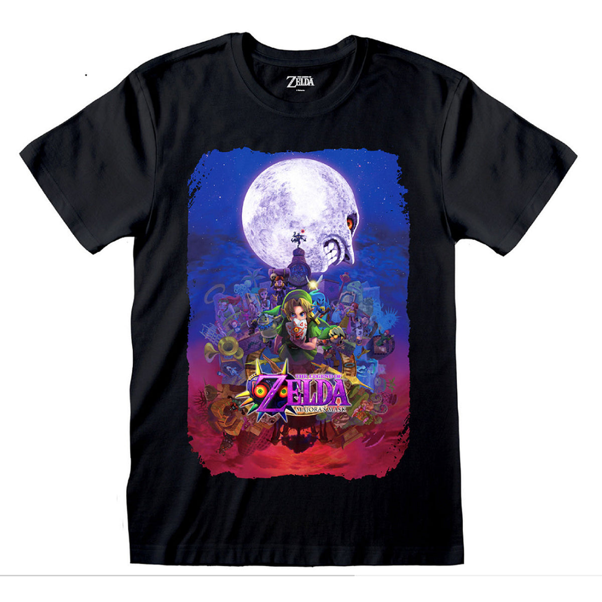 Produktbild Zelda - Link Poster T-Shirt schwarz
