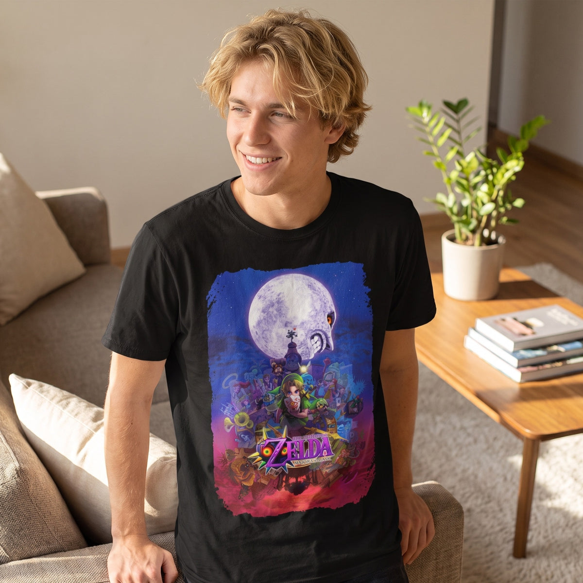 Produktbild Zelda - Link Poster T-Shirt schwarz
