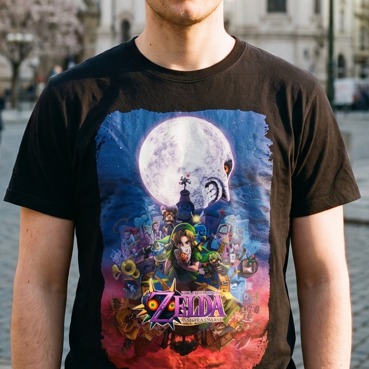 Produktbild Zelda - Link Poster T-Shirt schwarz