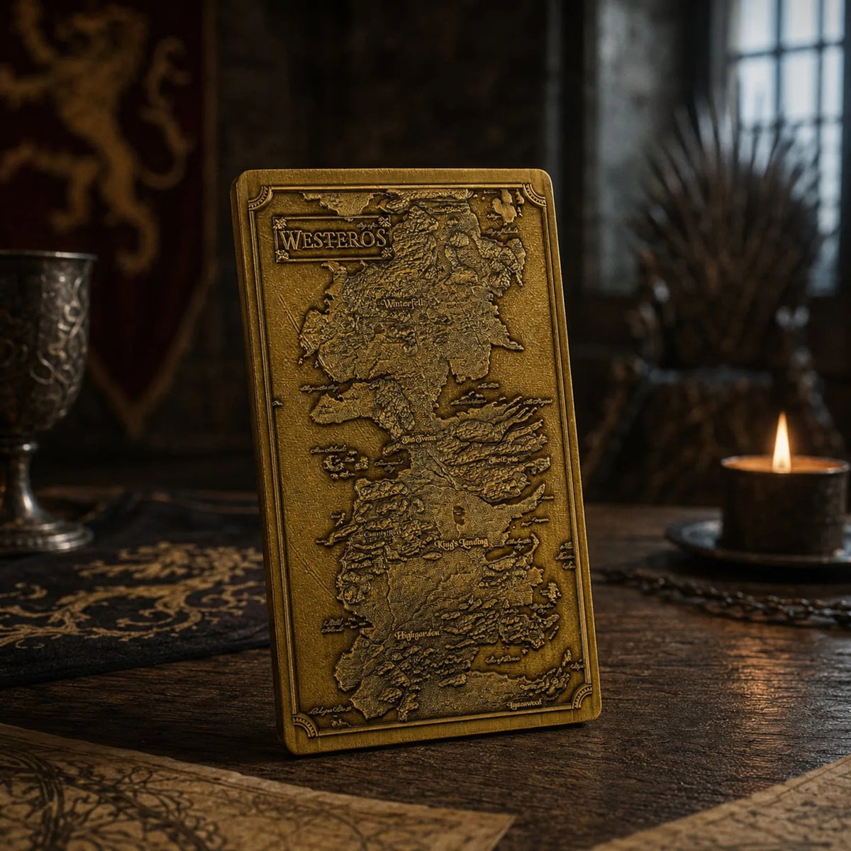 Product image Game of Thrones - Map of Westeros Metal Bar
