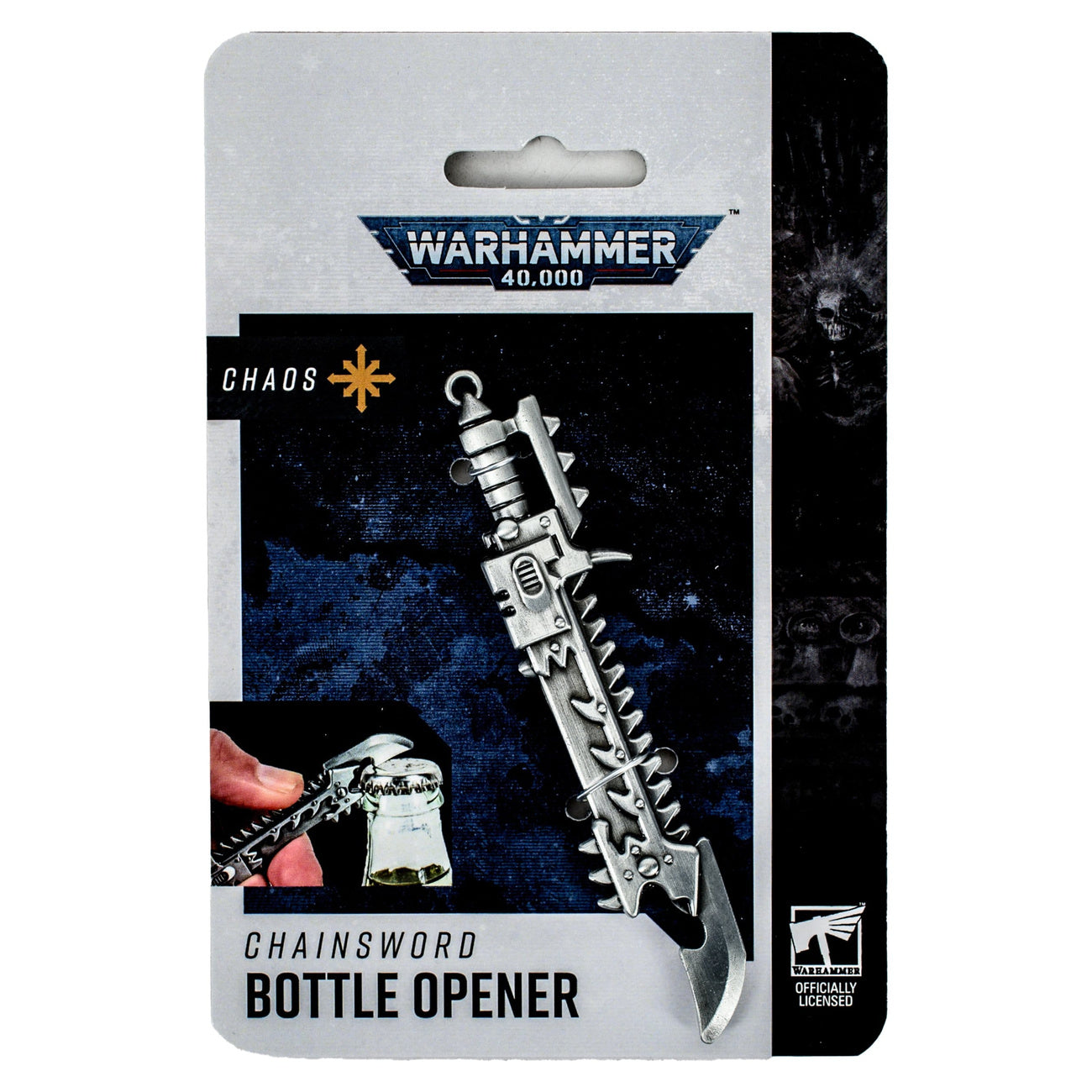 Produktbild Warhammer 40,000 Flaschenöffner Chaos Chainsword