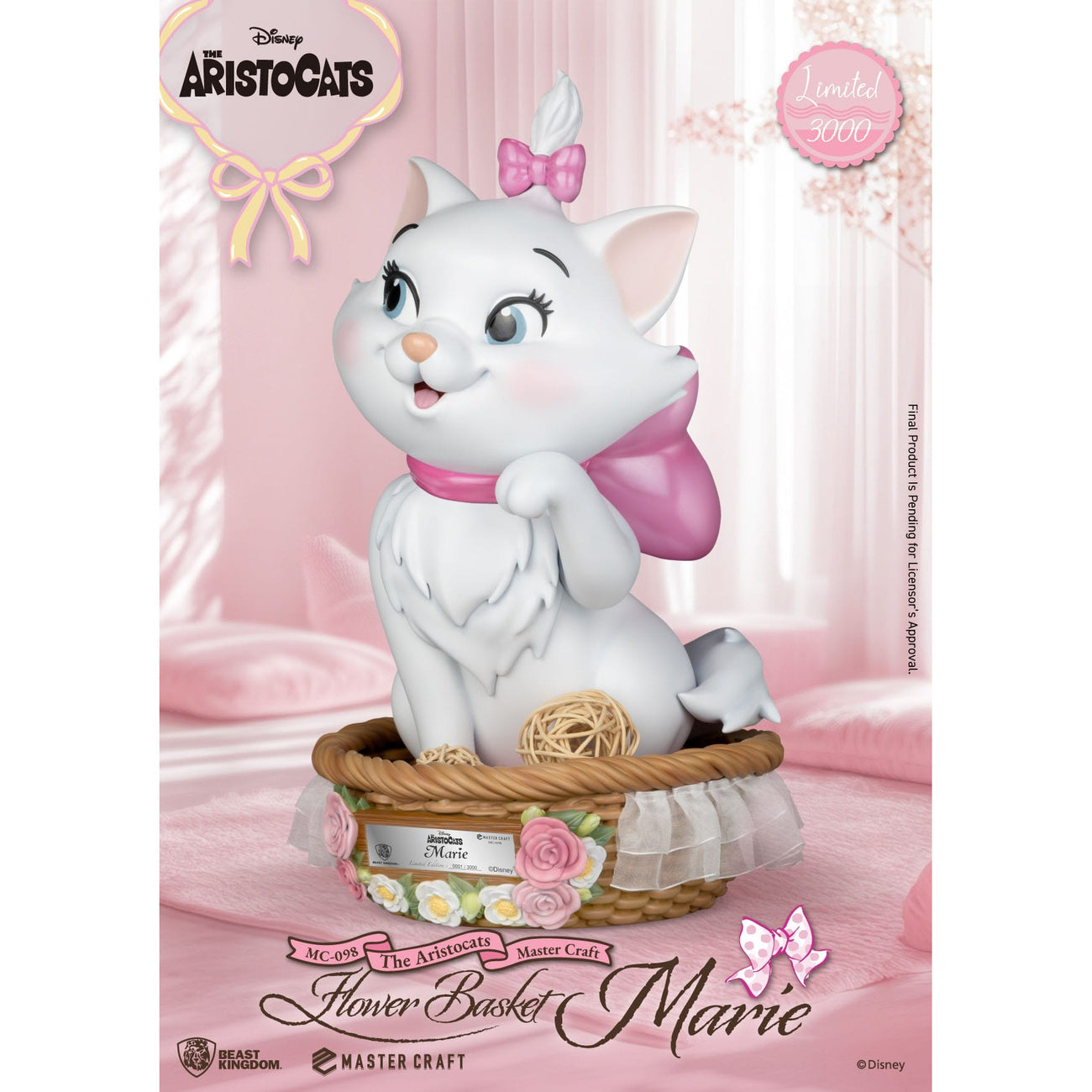 Produktbild Aristocats Master Craft Statue Flower Basket Marie 32 cm