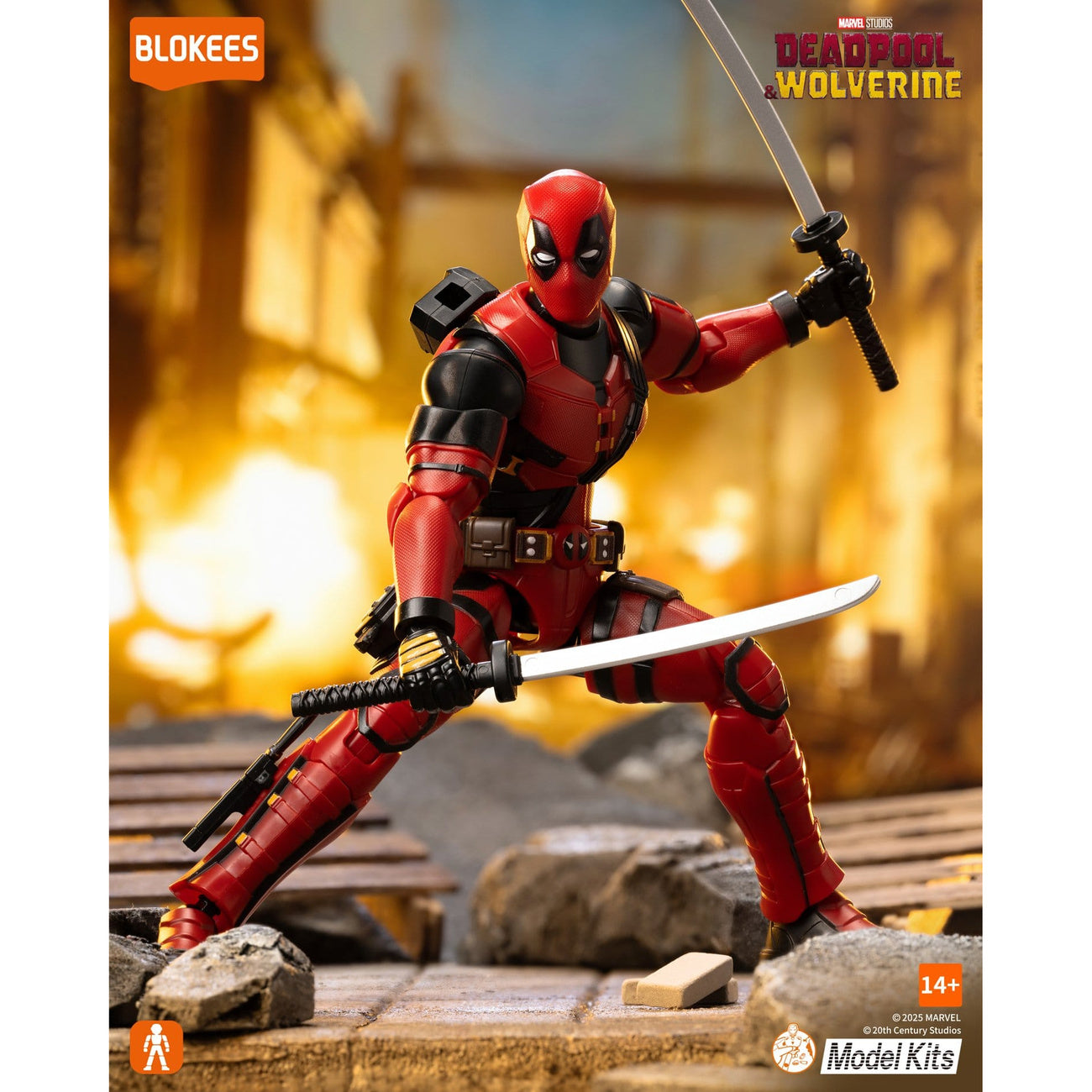 Produktbild Marvel Blokees Bausatz Deadpool