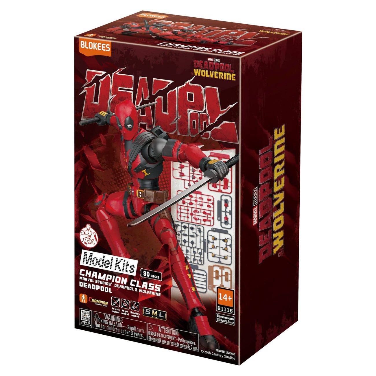 Produktbild Marvel Blokees Bausatz Deadpool