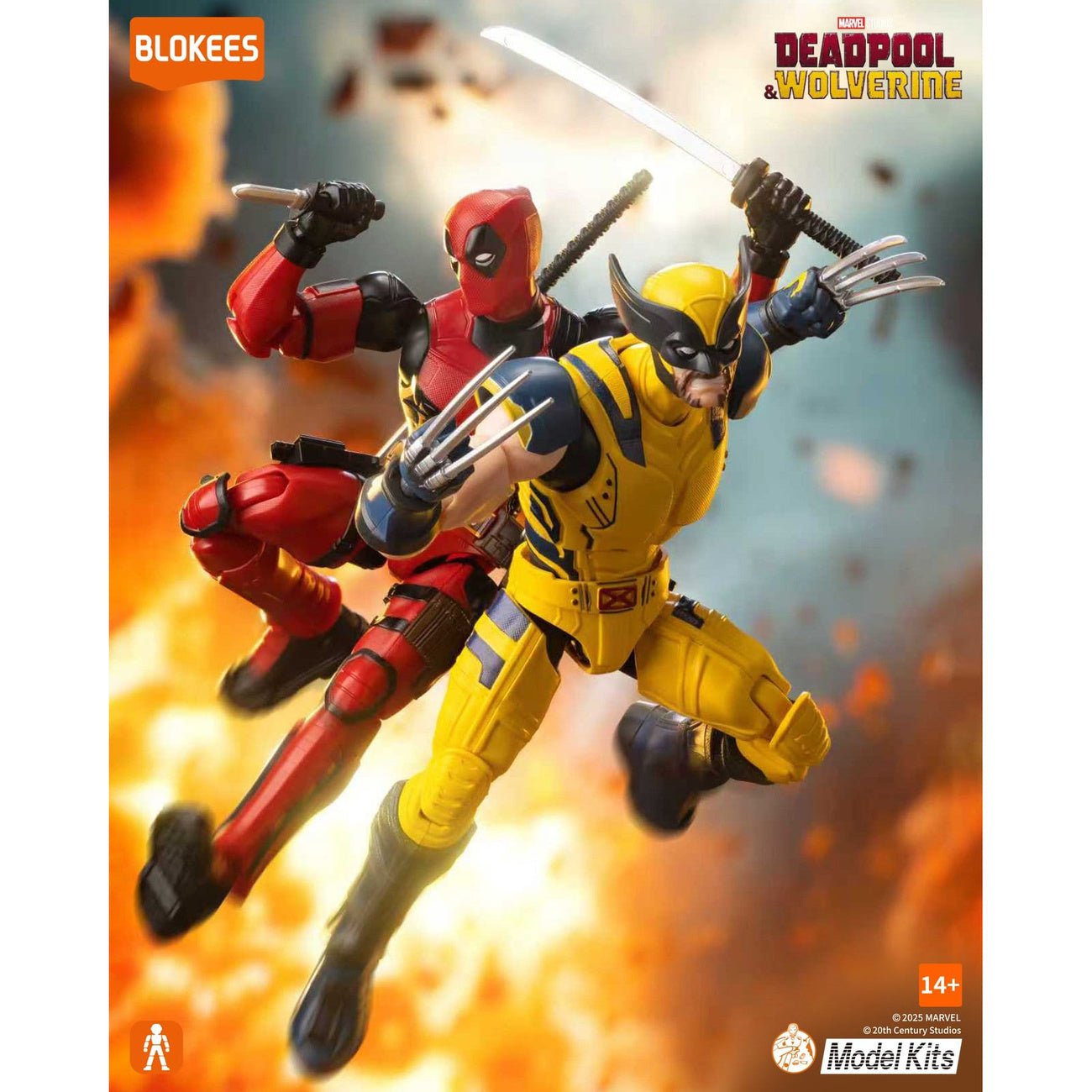 Produktbild Marvel Blokees Bausatz Deadpool