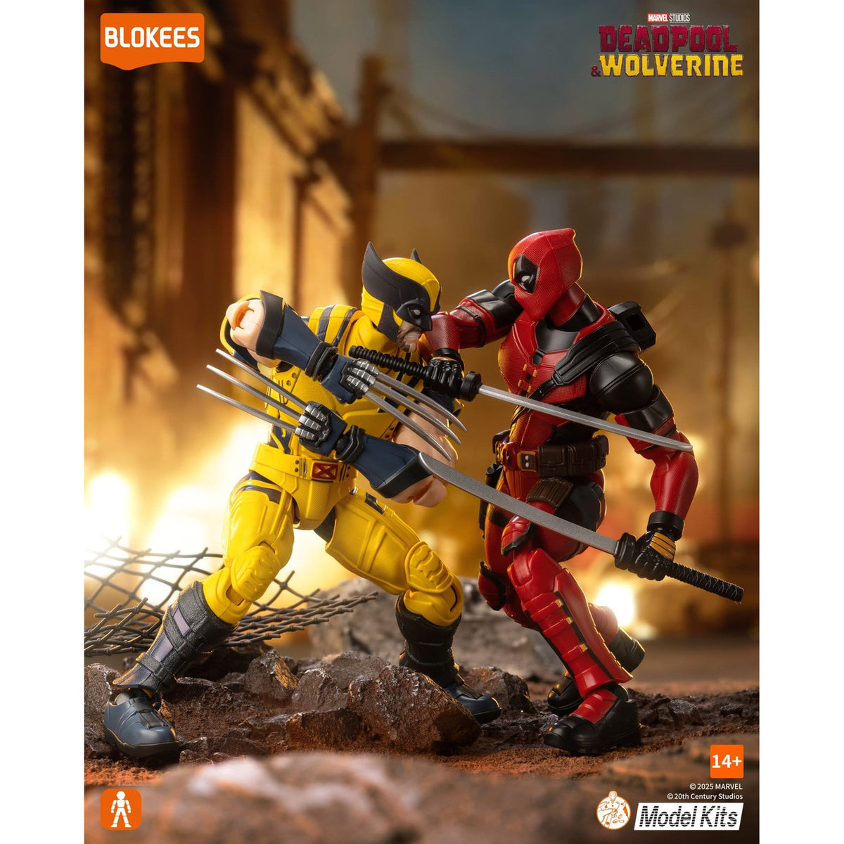 Produktbild Marvel Blokees Bausatz Deadpool
