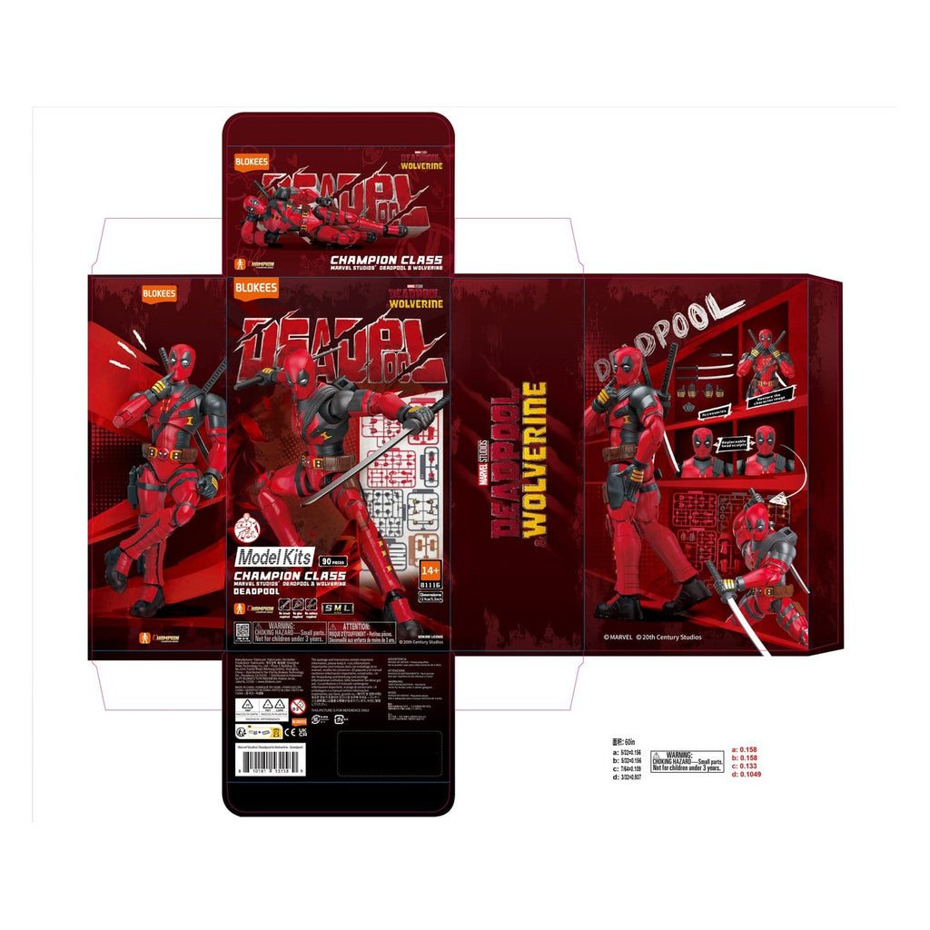 Produktbild Marvel Blokees Bausatz Deadpool