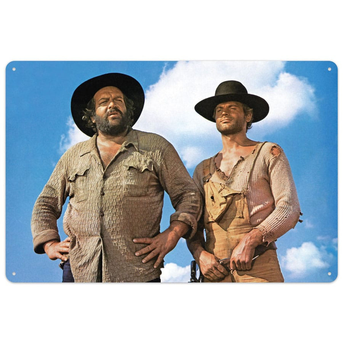 Produktbild Bud Spencer & Terence Hill Blechschild Blauer Himmel 20 x