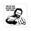 Product image Bud Spencer Metal Beer Coaster Fist Horse 10 x 10 cm