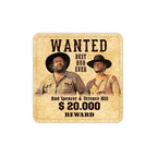 Product image Bud Spencer & Terence Hill Wanted Metal Beer Coasters - Set of 10