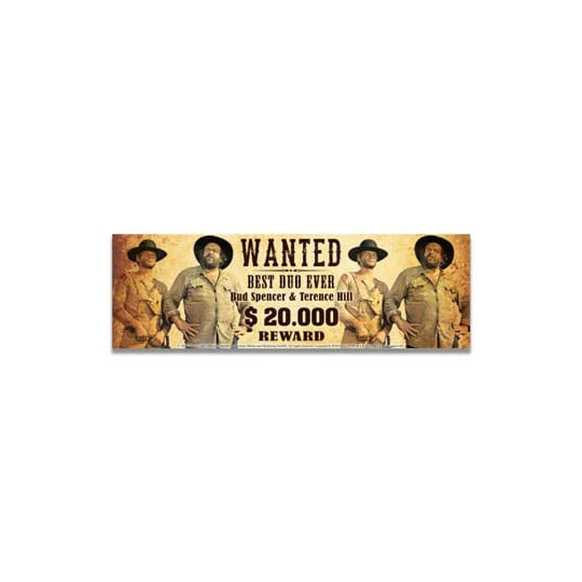 Produktbild Bud Spencer & Terence Hill Emaille Tasse Wanted