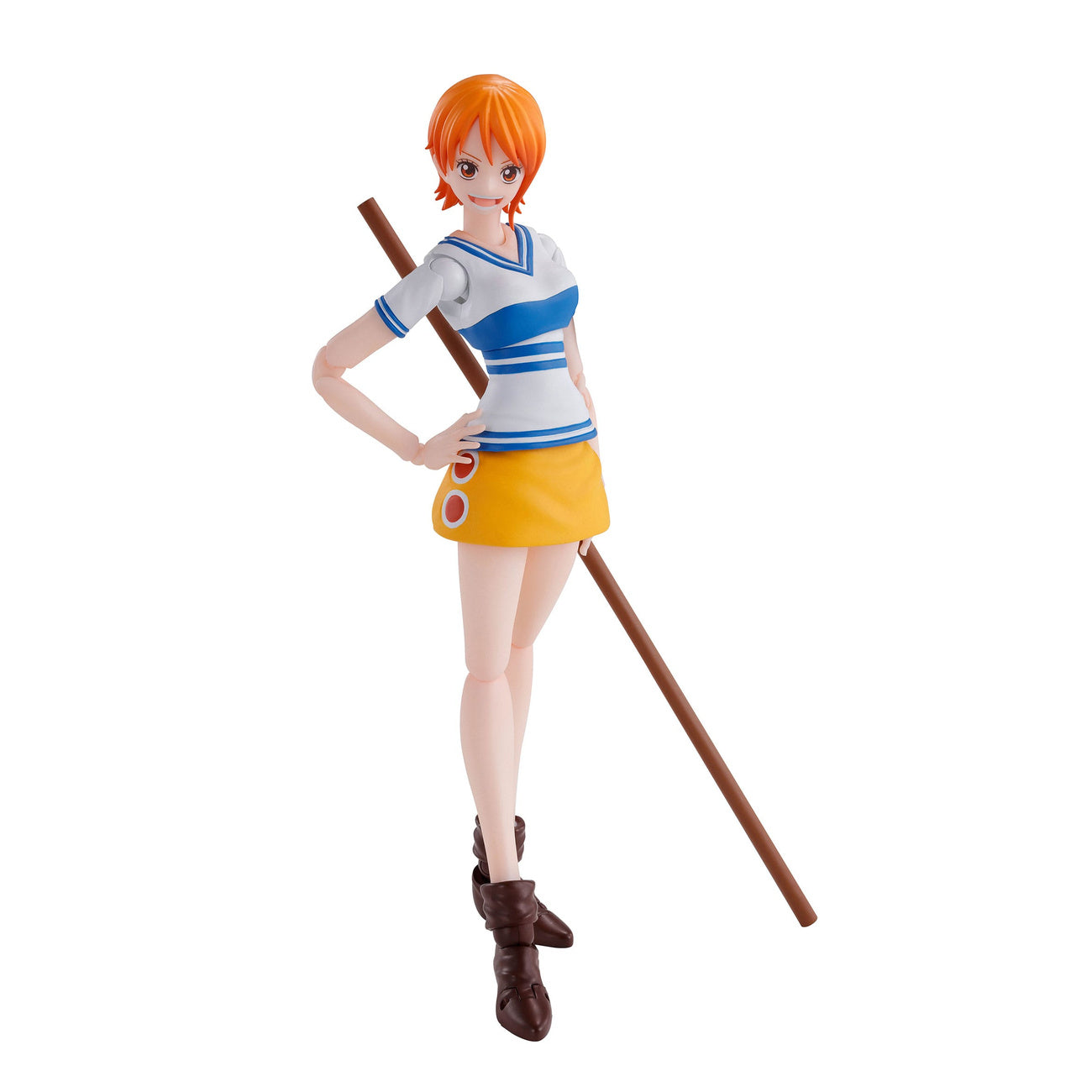 Produktbild One Piece S.H. Figuarts Actionfigur Nami Romance Dawn 14 cm