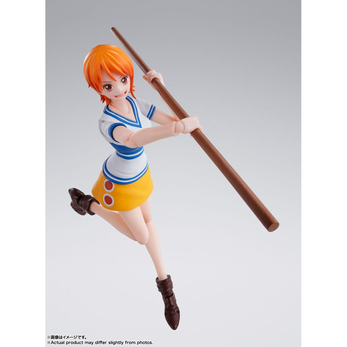 Produktbild One Piece S.H. Figuarts Actionfigur Nami Romance Dawn 14 cm