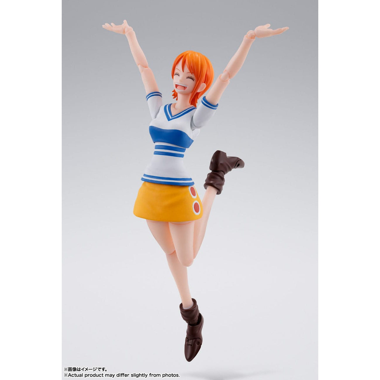 Produktbild One Piece S.H. Figuarts Actionfigur Nami Romance Dawn 14 cm