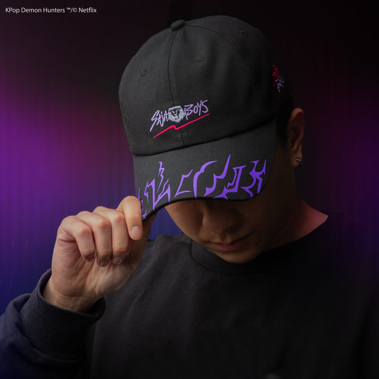 Produktbild KPop Demon Hunters Baseballkappe Saja boys