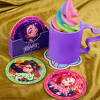 Produktbild KPop Demon Hunters Untersetzer-Set (4 Stk.) HUNTR/X
