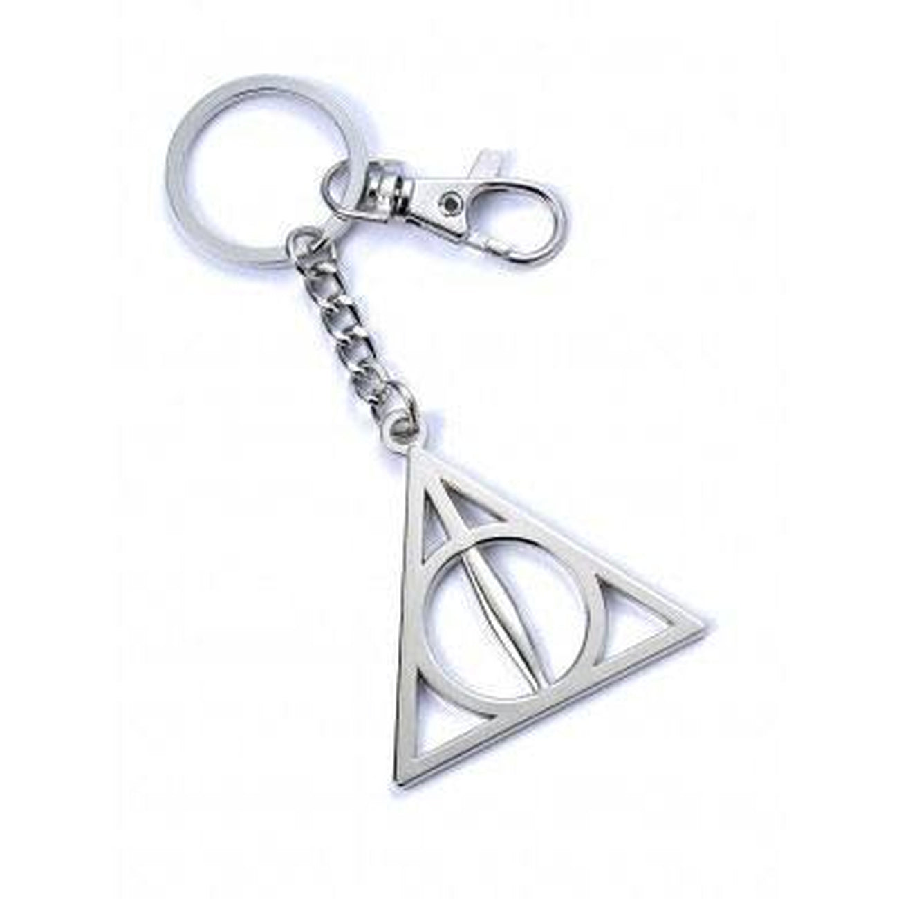 Produktbild Harry Potter Schlüsselanhänger Deathly Hallows (versilbert)