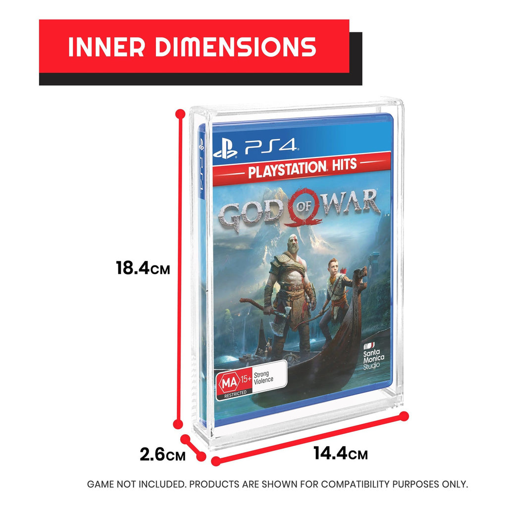 Produktbild Acrylgehäuse 2er-Pack für PS3/PS4/Blu-Ray/XBOX One