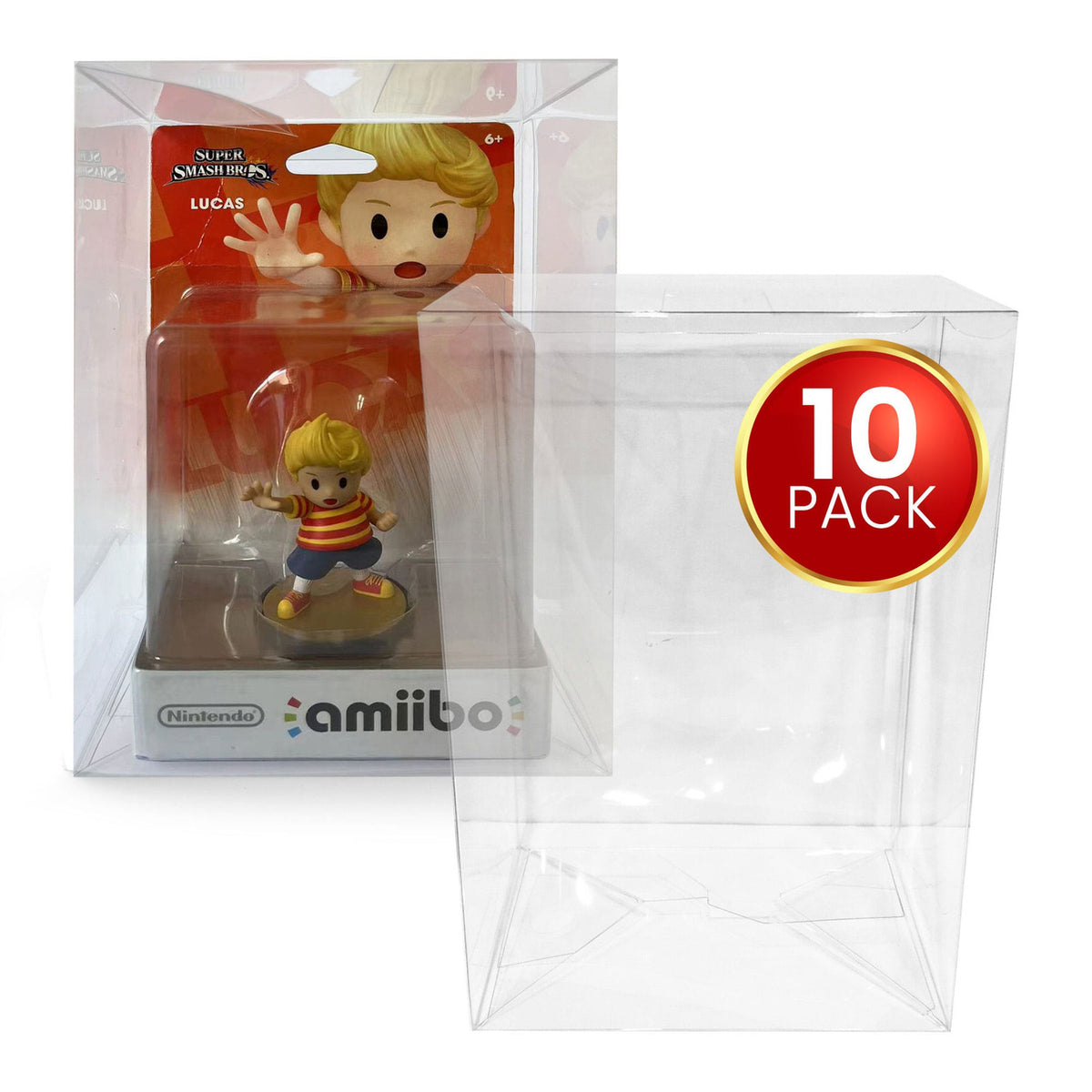 Produktbild PET Gehäuse 10er-Pack für Amiibo Figuren