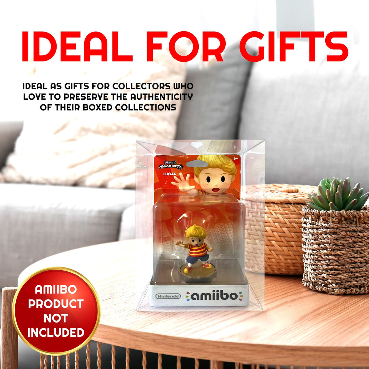 Produktbild PET Gehäuse 10er-Pack für Amiibo Figuren