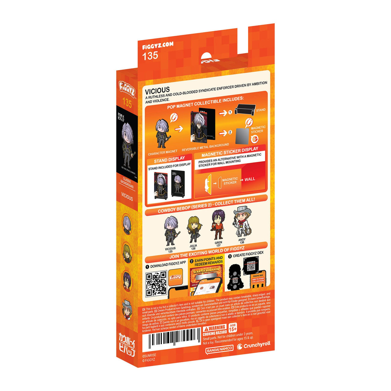 Produktbild Cowboy Bebop FiGGYZ Magnet-Sammelfigur Vicious 11 cm