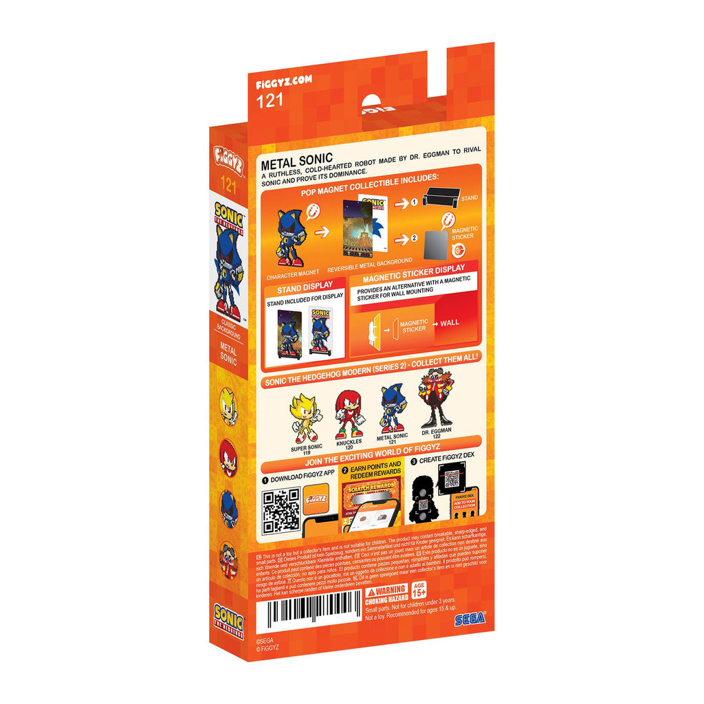 Produktbild Sonic the Hedgehog (Modern) FiGGYZ Magnet-Sammelfigur Metal
