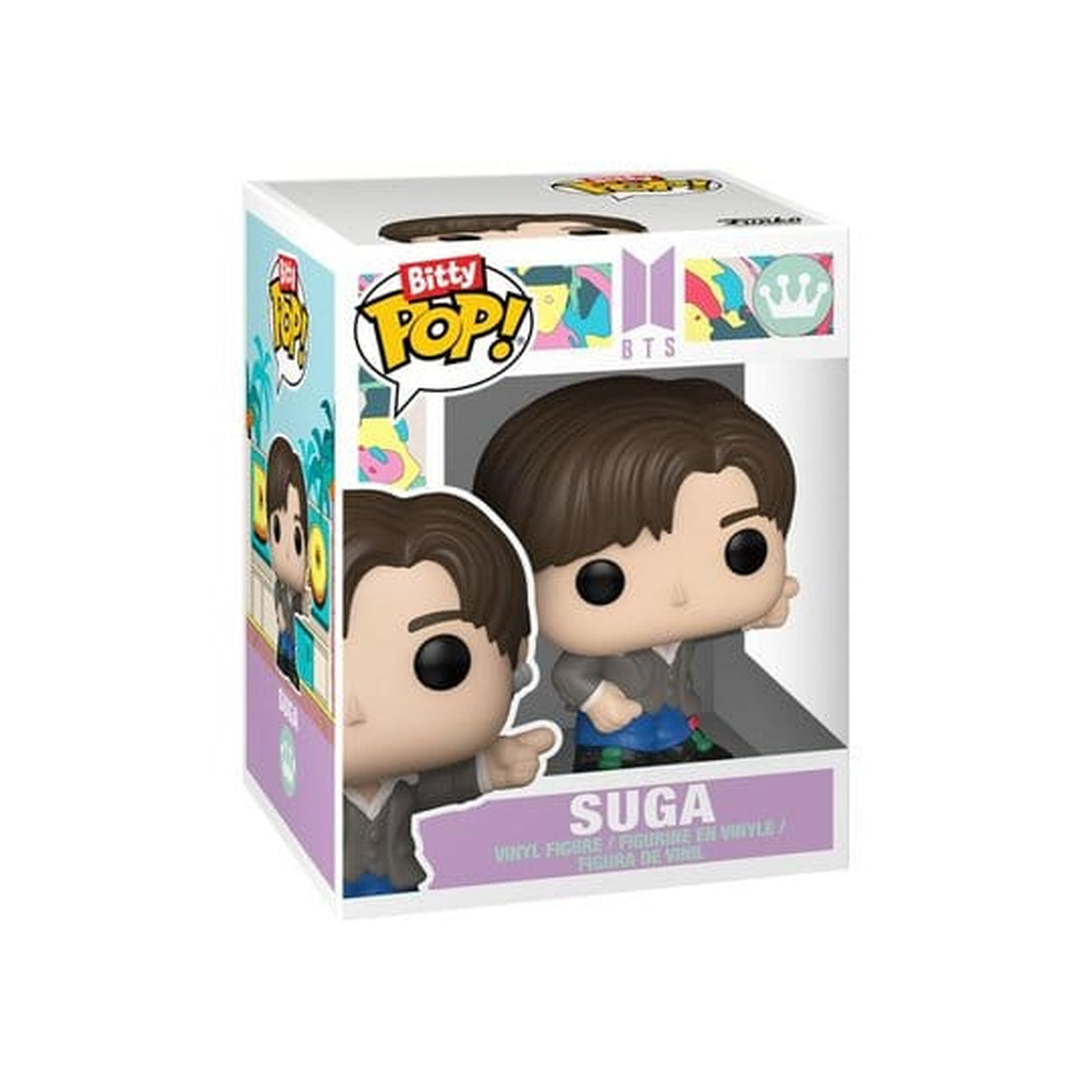 Product image BTS Bitty POP! Stages Vinyl Figure Suga (Dynamite) 2.5 cm