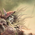 Produktbild World of Warcraft Kunstdruck Sylvanas vs Anduin Wrynn